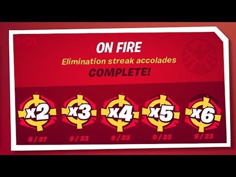 HOW TO COMPLETE ON FIRE PUNCH CARD FORTNITE ( I-01 )