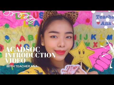 Sample Self Introduction Video (ACADSOC)