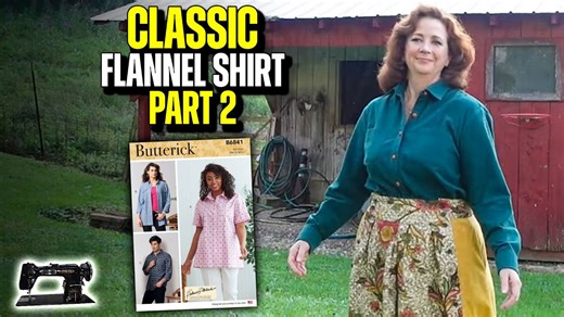 Making a Classic Flannel Shirt (Butterick 6841) – Part 2: Fabric Trim and Edge Work