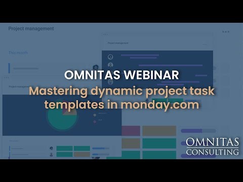 How to set up dynamic project task templates in monday.com