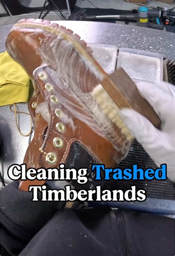 THESE WERE HEADED FOR THE TRASH 🗑️ (OR SO THEY SAID…) • Paintball splatter 🎯 • Mud everywhere • “Just throw them away” • “You can’t save those” • “They’ll never look new again” Yeah… watch this. I take the most beat Timbs, the ones everyone gives up on, and bring them back to life — no new pair needed. Here’s what you need to know: ✨ New customers get 35% off their first sneaker restoration 🧼 🌍 Out of state? DM the word “SHIP” for automatic shipping instructions 📦✈️ 📍 We’re located at 250 