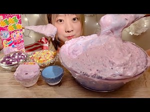 ASMR Japanese Whipped Candy "Nerunerunerune"【Mukbang/ Eating Sounds】【English subtitles】