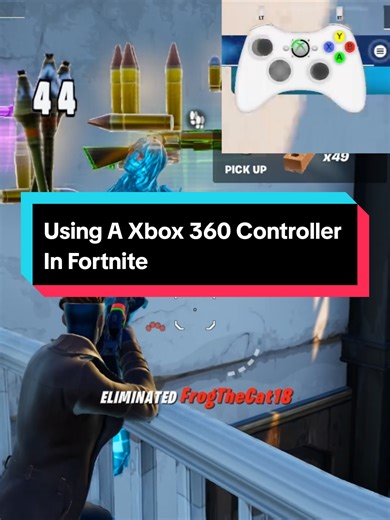 Am I The First Person To Use A Xbox 360 Controller In Fortnite? #pcgaming #streamer #fyp #fortniteclips