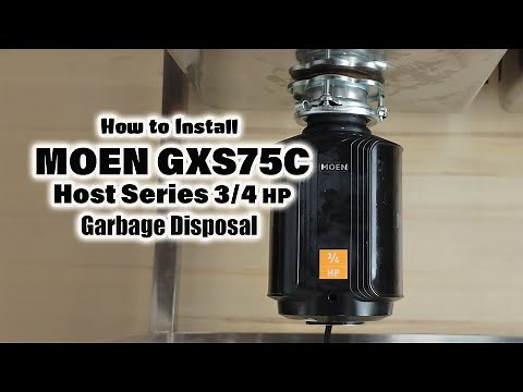 How to install the Moen Host 3/4 HP ( Using Plumber’s Putty) - Shouldit Garbage Disposal Series