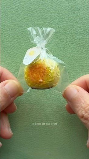 DIY Slow-Rising Bread Squishy |简单材料就能做的慢回弹面包🥯捏捏乐#squishy #slowrising