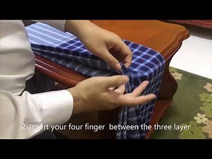 (FSM3401) How To Fold, Lay And Change Tablecloth In Restaurant