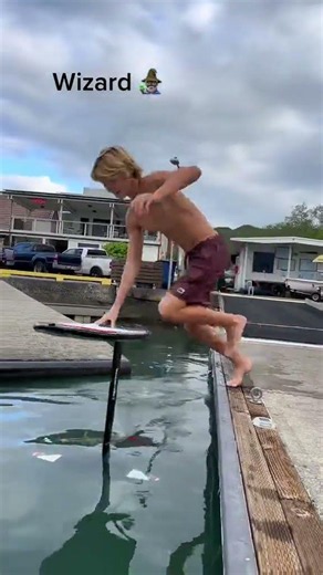 Hydrofoil SurfBoard Gets Insane 🤯 #hydrofoil #skills