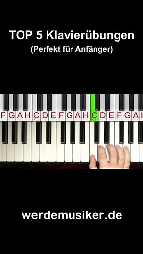 Die TOP 5 Klavierübungen für Anfänger - Teil 6
