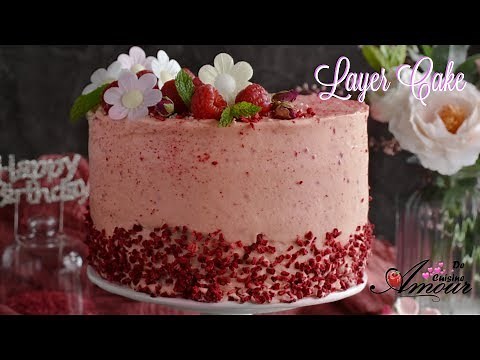 layer cake recipe, tiered birthday cake
