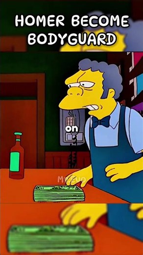 Homer Become Bodyguard #simpsons | Simpsons Funny Moments | #thesimpsons #cartoon #funnymoments