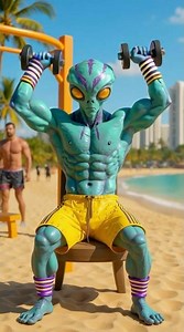 Workout from Another Planet #alien #cinematic