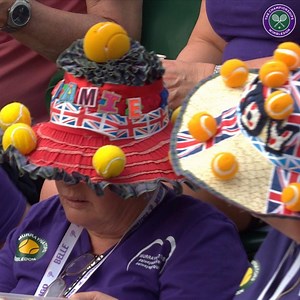 2.3M views · 656 shares | Kisses, rogue champagne corks, homemade hats and sprinklers with a mind of their own - an alternative look at day 5! | Wimbledon | Facebook
