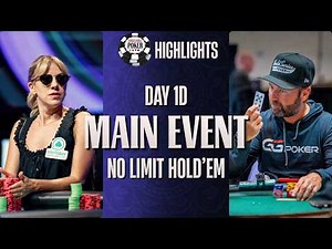 HIGHLIGHTS | $10,000 Main Event | Day 1D