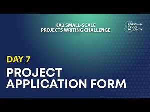 Erasmus+ Youth KA210 application form: how to use?