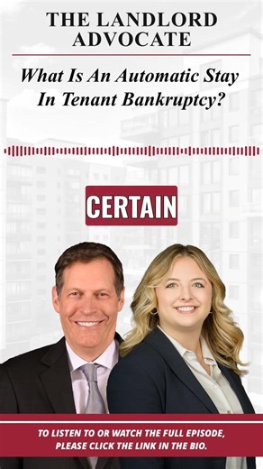 What Is An Automatic Stay In Tenant Bankruptcy?