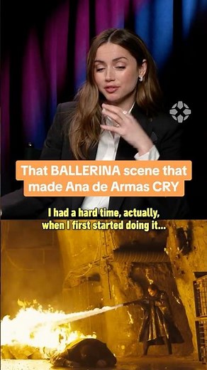 Ana de Armas and Ballerina director Len Wiseman discuss the iconic flamethrower scene! #ballerina