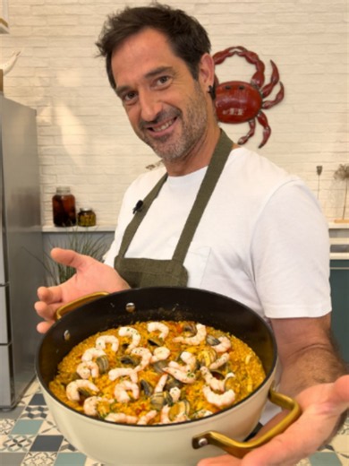 Arroz marinero fácil con caldo natural de marisco