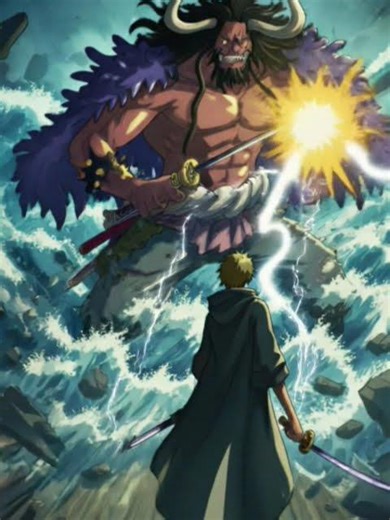 Zoro vs Kaido Ai fight #zoro