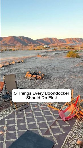 5 Things Every Boondocker Should Do FIRST (Beginner Tips)