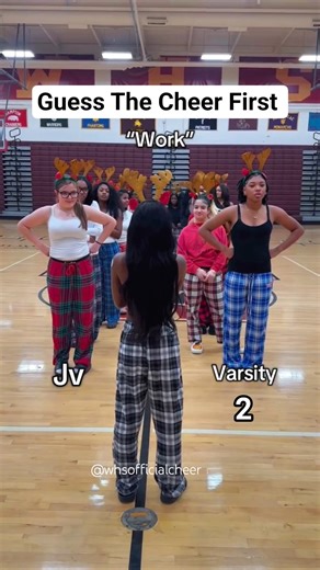 📣💛🖤 WHS GUESS THE CHEER FIRST #cheer #cheerleading #highschool #cheerlife