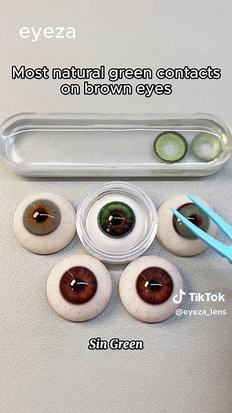 Natural Green Contact Lenses for Stunning Eyes