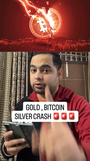 Madhav Bhatia | Gold Crash 🚨 Gold News . Bitcoin Crash. Silver Crash. MASSIVE CRASH IN THE MARKET. Gold is down 8.2% and has wiped out nearly $3 trillion... | Instagram