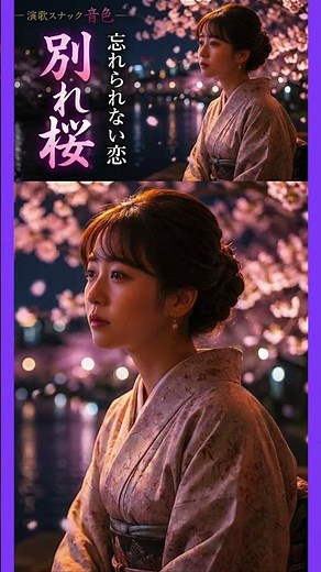 【感涙演歌】別れ桜④｜春の夜風に泣く、忘れられない恋｜演歌スナック 音色｜哀愁の昭和歌謡・演歌 | 春の別れ演歌 #哀愁 #enkamusic #昭和歌謡