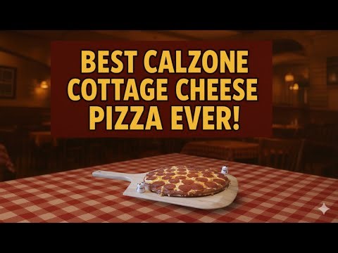 Best Calzone Cottage Cheese Pizza Ever! Original Recipe🍕🧀