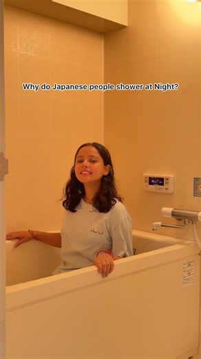 Why do Japanese People take Shower at Night? #shortsvideo #japanlife #japaneseculture #viralvideo