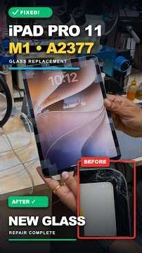 iPad Pro 11 inch 3rd Gen A2377 Glass Replacement