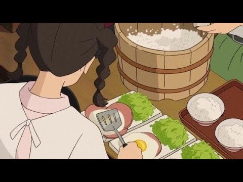 Sunrise: the breakfast song from up on a poppy hill