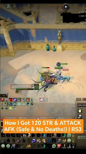 AFK 120 STR & ATTACK in RS3 — Easiest Method Ever! 🔥