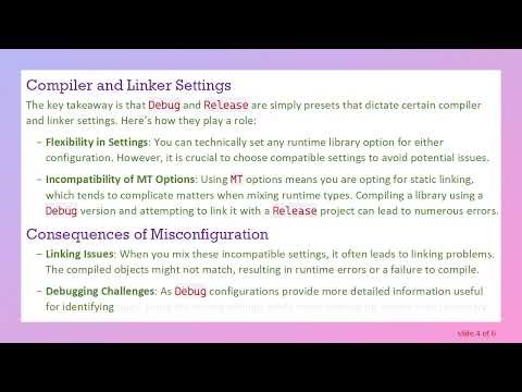 Understanding the Importance of Debug and Release Configurations in Visual Studio 2017