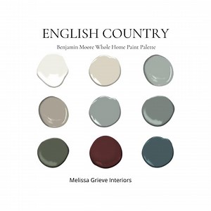 English Cottage Paint Palette: Benjamin Moore Whole Home Paint Guide(digital Download) - Etsy