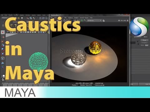 Caustics in Maya