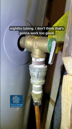 Water Heater Explosion Waiting To Happen #waterheater #homeinspection #plumbing #home