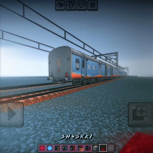 Indian train addon in mcpe # #indianrailways #addon #train #addonmcpe #minecraft