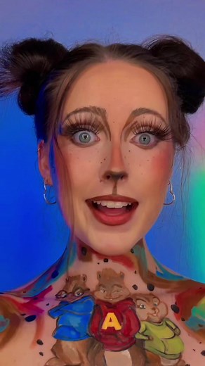 Alvin and the Chipmunks Inspired Makeup Tutorial