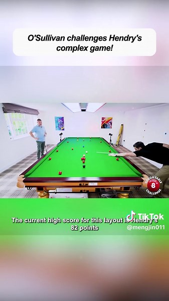 O'Sullivan challenges Hendry's complex game!#snooker #snookerplayer #snookertime #foryou