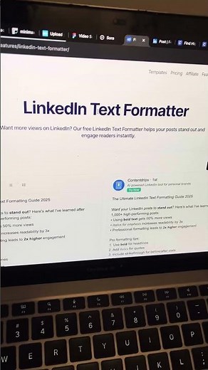LinkedIn Text Formatter [FREE TOOL]