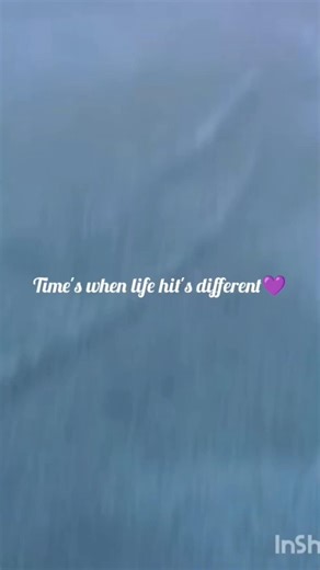 Time's when life hit's different💜 #music