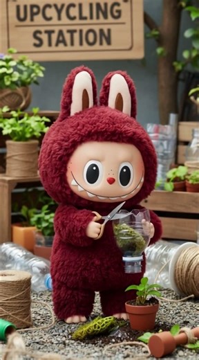 Labubu’s Green Mission: Saving the Earth One Step at a Time! 🌿