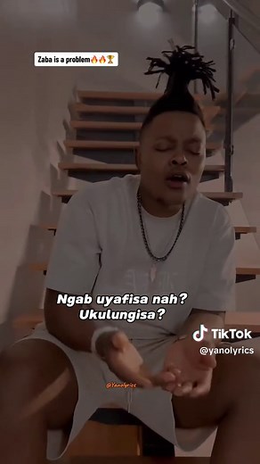 Zaba is a big problem🔥🔥🏆. #yanolyrics #SAMA28 #fypシ゚viral #zaba #iplan #fypシ゚viral #lyrics #lyricsvideo #yanobunny #fyp