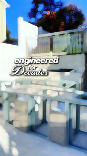 Upgrade your backyard with a sleek galvanized steel outdoor kitchen that lasts for years