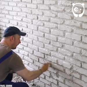 677K views · 2.8K reactions | How to make brick wall imitation Credit: Павел Сидорик youtube.com/c/PavelSidorikTV/featured | Bored Panda Art | Facebook