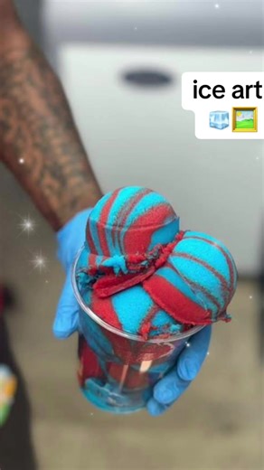 We sell ICE ART! ❄️🎨 Cups of water ice so bold, so colorful, so next-level 🔥 you eat it with your eyes first 👀✨ long before it ever hits your taste buds 😋💥 Cold visuals. Crazy flavor. Pure show-stopping scoop energy. 🚀🥶