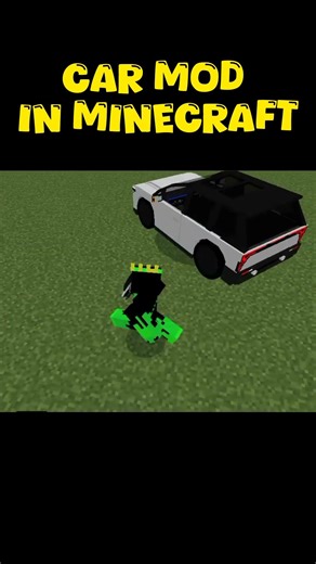 car Mod In Minecraft!!! #game #shorts #minecraftgameplay #minecraft #viral