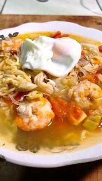 Simple Menu! Boiled Instant Noodles That’ll Make You Hungry 🔥 #shorts #cookingrecipes #cooking