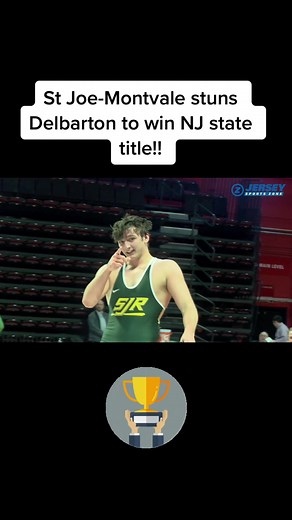 St. Joe-Montvale beats Delbarton 28-24 to win NJ wrestling state championship #jerseysportszone #njwrestling #hswrestling #statechamps #montvale