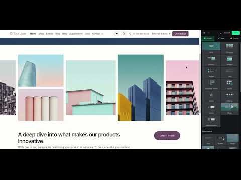 Create website in Odoo ERP in just few minutes .
